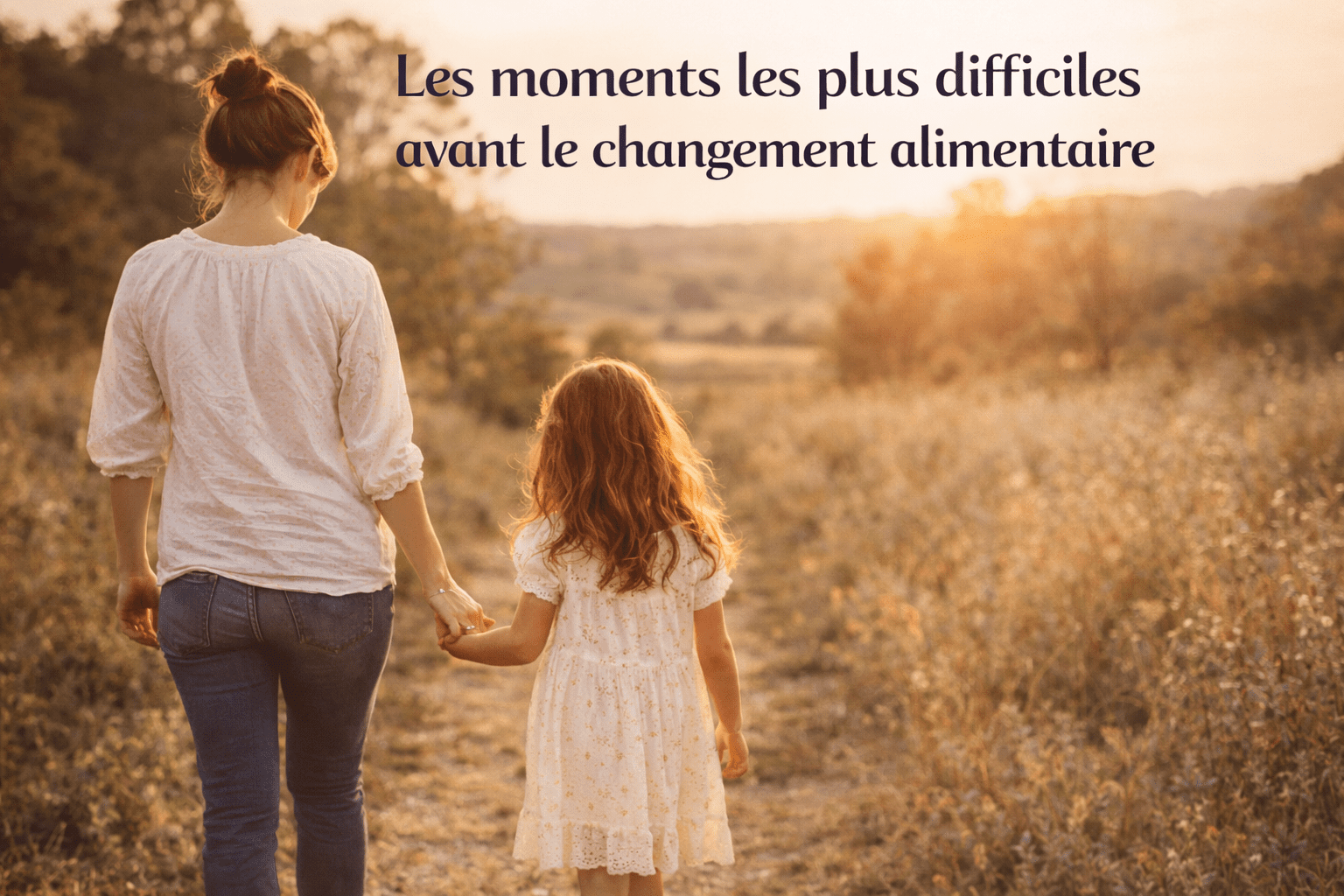 Une maman et sa fille sur le chemin de la vie